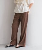 【ローリーズファーム/LOWRYS FARM】のカットリブセミフレアパンツ ブラウン|ID: prp329100004541716 ipo3291000000032721890