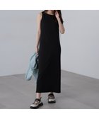 【フリーズマート/FREE'S MART】のボートネックリブタンクトップワンピース 人気、トレンドファッション・服の通販 founy(ファニー) ファッション Fashion レディースファッション WOMEN ワンピース Dress おすすめ Recommend カッティング Cutting カーディガン Cardigan シンプル Simple テレコ Tereko フィット Fit ボーダー Border 人気 Popularity 旅行 Travel 楽ちん Easy thumbnail ブラック|ID: prp329100004541742 ipo3291000000032368958