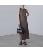 【フリーズマート/FREE'S MART】のボートネックリブタンクトップワンピース 人気、トレンドファッション・服の通販 founy(ファニー) ファッション Fashion レディースファッション WOMEN ワンピース Dress おすすめ Recommend カッティング Cutting カーディガン Cardigan シンプル Simple テレコ Tereko フィット Fit ボーダー Border 人気 Popularity 旅行 Travel 楽ちん Easy thumbnail モカ×ブラックボーダー1|ID: prp329100004541742 ipo3291000000032368960