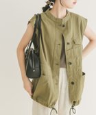 【アイテムズアーバンリサーチ/ITEMS URBAN RESEARCH】のミリタリージレ 人気、トレンドファッション・服の通販 founy(ファニー) ファッション Fashion レディースファッション Fashion for Women アウター Coat / Outerwear Collection トップス・カットソー Cut & Sew Tops ベスト&ジレ / 重ね着スタイル Vests & Gilets 2025年 2025 2025春夏・S/S Spring/Summer 2025 SS25 トレンド Trend, Trending Now ベスト Vest, Waistcoat ミリタリー Military, Army Style 夏 Summer S/S・春夏 SS, Spring/Summer, Warm Season thumbnail KHK|ID: prp329100004541790 ipo3291000000033633054