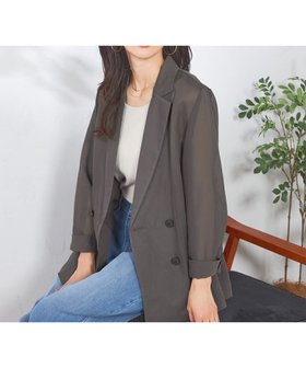 【アー ヴェー ヴェー/a.v.v】のシアーダブルジャケット 人気、トレンドファッション・服の通販 founy(ファニー) ファッション Fashion レディースファッション WOMEN アウター Coat Outerwear ジャケット Jackets おすすめ Recommend キャミソール Camisole コンパクト Compact シアー Sheer シンプル Simple ジャケット Jacket タンク Tank ダブル Double トレンド Trend 再入荷 Restock/Back In Stock/Re Arrival 夏 Summer |ID:prp329100004541791