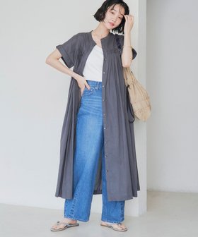【コーエン/COEN】のMARKET(マーケット)タック前開きワンピース 人気、トレンドファッション・服の通販 founy(ファニー) ファッション Fashion レディースファッション Fashion for Women ワンピース Dresses おすすめ Recommended / Our Picks インド Indian Textile エレガント 上品 Elegant ポケット Pocket, Pocket Detail ワイド Wide, Wide Fit |ID:prp329100004541812