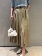【ファーファー/FURFUR】のベルト付きスリットプリーツスカート BEG[037]|ID: prp329100004541825 ipo3291000000032668323