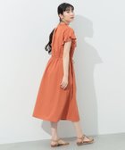 【ビームス ハート/BEAMS HEART】の袖フリル スキッパー ドロスト ワンピース ORANGE|ID: prp329100004541861 ipo3291000000032495189