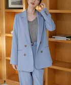 【ラナン/Ranan】の【カセット服】ダブルボタンロングジャケット 人気、トレンドファッション・服の通販 founy(ファニー) ファッション Fashion レディースファッション WOMEN アウター Coat Outerwear ジャケット Jackets クラシカル Classical ジャケット Jacket スキニー Skinny ダブル Double デニム Denim ロング Long thumbnail サックスブルー|ID: prp329100004541868 ipo3291000000032368728