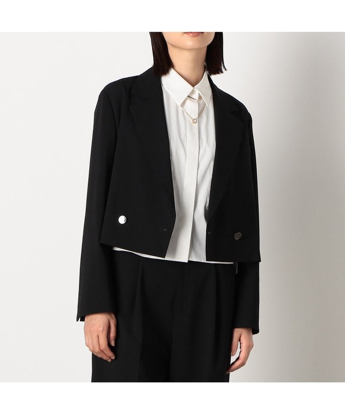 【コムサイズム/COMME CA ISM】の【セットアップ対応】マシンウォッシャブル T/Rトロピカル Wブレスト クロップト丈 ジャケット インテリア・キッズ・メンズ・レディースファッション・服の通販 founy(ファニー) https://founy.com/ ファッション Fashion レディースファッション Fashion for Women アウター Coat / Outerwear Collection レディースジャケット・軽アウター Jackets クラシック Classic, Timeless Style ショート Short, Short Length ジャケット Jacket, Outerwear ストレッチ Stretch, Stretchy Fabric スリット Slit, Slit Detail セットアップ Set-Up, Coordinated Outfit ボックス Boxy, Box Shape ポケット Pocket, Pocket Detail メタル Metal, Metal Parts 冬 Winter / This Winter 夏 Summer 春 Spring 秋 Autumn |ID: prp329100004541881 ipo3291000000032734503