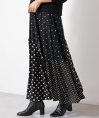 【その他のブランド/Other】のドットパッチワークロングスカート ブラック|ID: prp329100004541902 ipo3291000000033264474