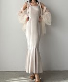 【ジュノア/JUNOAH】のLouere ショルダーリボンワンピース アイボリー|ID: prp329100004541922 ipo3291000000034481330