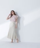 【ナチュラル ビューティー ベーシック/NATURAL BEAUTY BASIC】のベルテッドマーメイドスカート 人気、トレンドファッション・服の通販 founy(ファニー) ファッション Fashion レディースファッション Fashion for Women スカート Skirts シルバー Silver, Metallic Silver マーメイド Mermaid, Fishtail Silhouette thumbnail ベージュ|ID: prp329100004541956 ipo3291000000032751202