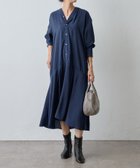 【ビアズリー/BEARDSLEY】のカラーレスシャツワンピース ネイビー|ID: prp329100004542011 ipo3291000000033609713