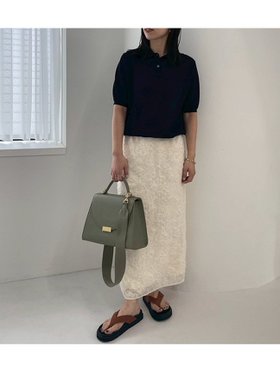 【ミラオーウェン/Mila Owen】のフラワーファブリックストレートスカート 人気、トレンドファッション・服の通販 founy(ファニー) ファッション Fashion レディースファッション WOMEN スカート Skirt エレガント 上品 Elegant ギャザー Gather シンプル Simple ストレート Straight フラワー Flower フリンジ Fringe モチーフ Motif |ID:prp329100004542013