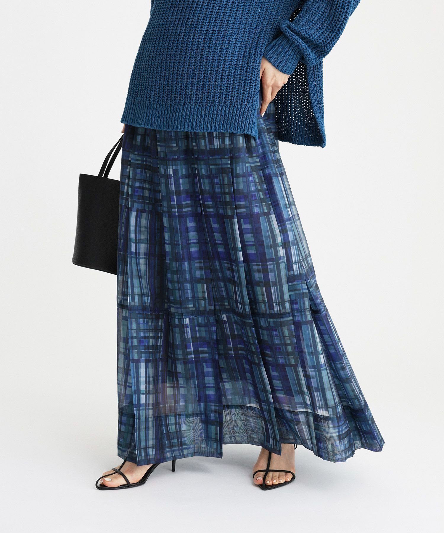 【バビロン/BABYLONE / KIDS】のランダムチェックフレアスカート 人気、トレンドファッション・服の通販 founy(ファニー) 　ファッション　Fashion　キッズファッション　KIDS　オーガンジー　Organdy　シンプル　Simple　チェック　Check　フェミニン　Feminine　ランダム　Random　再入荷　Restock/Back In Stock/Re Arrival　 other-1|ID: prp329100004542029 ipo3291000000032091680