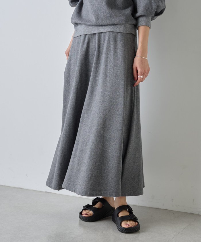 【その他のブランド/Other】のスウェットフレアスカート インテリア・キッズ・メンズ・レディースファッション・服の通販 founy(ファニー) https://founy.com/ ファッション Fashion レディースファッション WOMEN スカート Skirt Aライン/フレアスカート Flared A-Line Skirts おすすめ Recommend スウェット Sweat セットアップ Set Up リラックス Relax エレガント 上品 Elegant |ID: prp329100004542033 ipo3291000000032091726