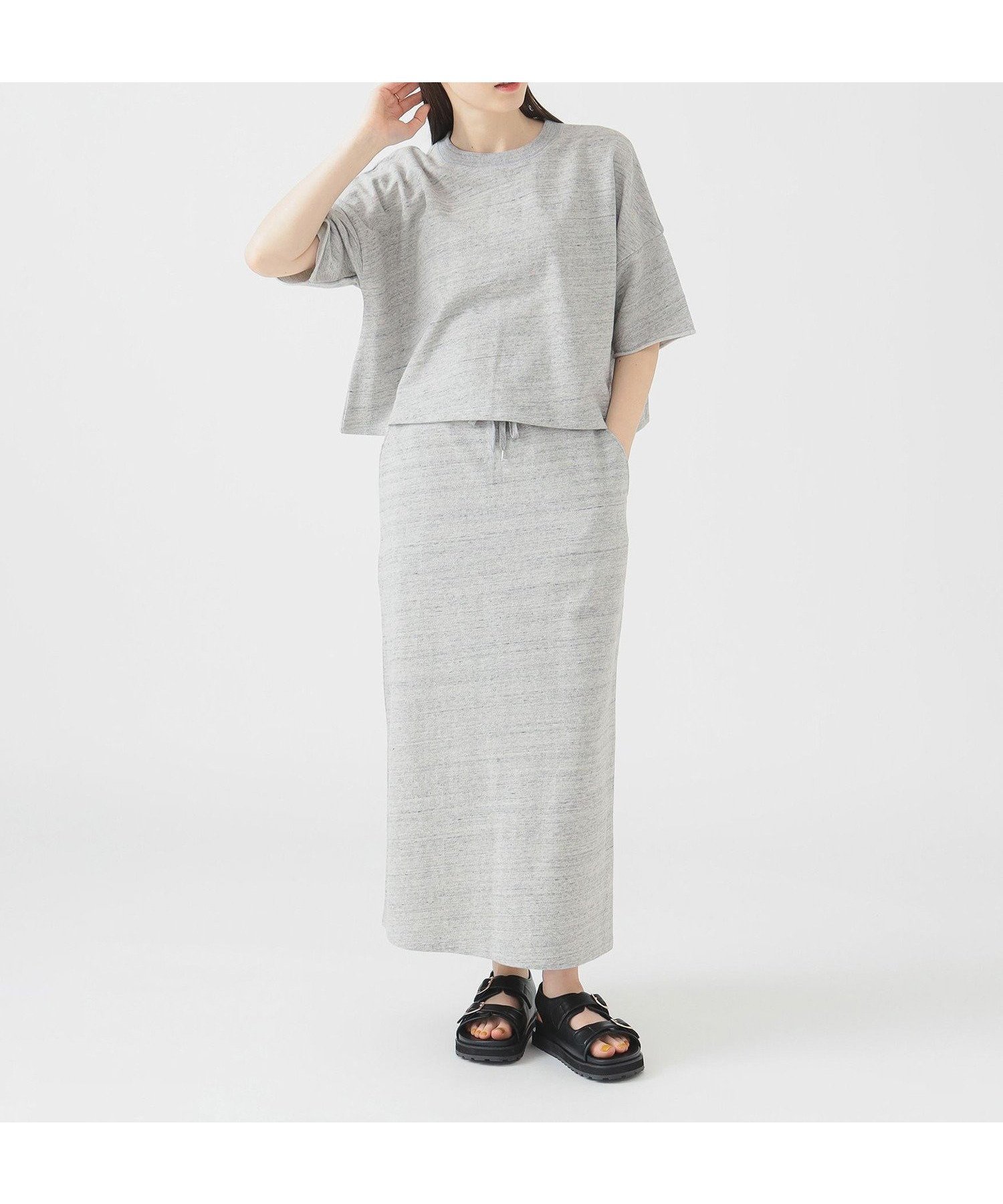 【ビーミングライフストアバイビームス/B:MING LIFE STORE by BEAMS】のミニ 裏毛 セットアップ(S~M) 25SS きれいめ カジュアル リラックス おでかけ 旅行 秋まで使える インテリア・キッズ・メンズ・レディースファッション・服の通販 founy(ファニー) 　ファッション　Fashion　レディースファッション　Fashion for Women　セットアップ　Matching Sets　秋　Autumn　シンプル　Simple, Minimal　ストレート　Straight, Straight Cut　セットアップ　Set-Up, Coordinated Outfit　ボックス　Boxy, Box Shape　リラックス　Relax, Relaxed Fit　楽ちん　Easy Fit, Comfortable　おすすめ　Recommended / Our Picks　旅行　Travel　2025年　2025　2025春夏・S/S　Spring/Summer 2025 SS25　LIGHT_GREY|ID: prp329100004542039 ipo3291000000033389395