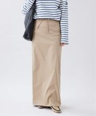 【イエナ/IENA】のストレッチツイルマキシタイトスカート ベージュ|ID: prp329100004542063 ipo3291000000032092007