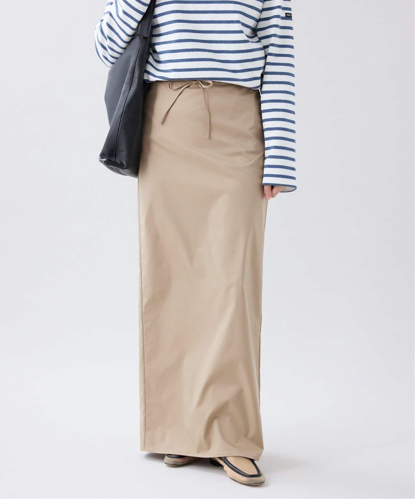 【イエナ/IENA】のストレッチツイルマキシタイトスカート インテリア・キッズ・メンズ・レディースファッション・服の通販 founy(ファニー) 　ファッション　Fashion　レディースファッション　WOMEN　スカート　Skirt　2025年　2025　2025春夏・S/S　Ss,Spring/Summer,2025　おすすめ　Recommend　ジャケット　Jacket　ストレッチ　Stretch　フィット　Fit　マキシ　Maxi　ベージュ|ID: prp329100004542063 ipo3291000000032092007