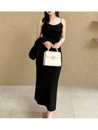【スナイデル/SNIDEL】のデザインキャミワンピース BLK[009]|ID:prp329100004542088