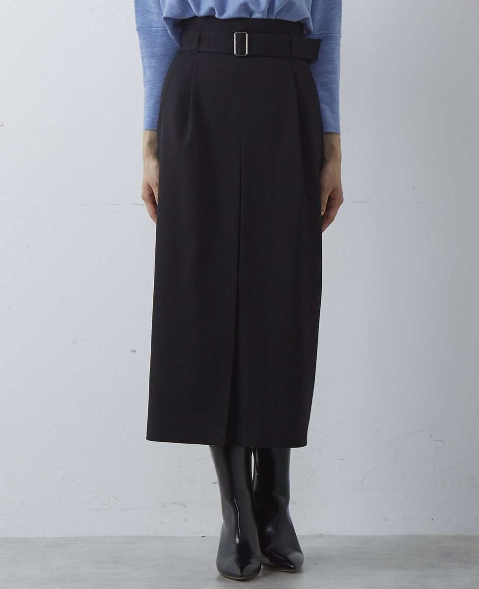 【その他のブランド/Other】のタックワイドタイトスカート インテリア・キッズ・メンズ・レディースファッション・服の通販 founy(ファニー) 　ファッション　Fashion　レディースファッション　WOMEN　スカート　Skirt　センター　Center　タイトスカート　Tight Skirt　ボックス　Box　ポケット　Pocket　ブラック|ID: prp329100004542093 ipo3291000000032092455