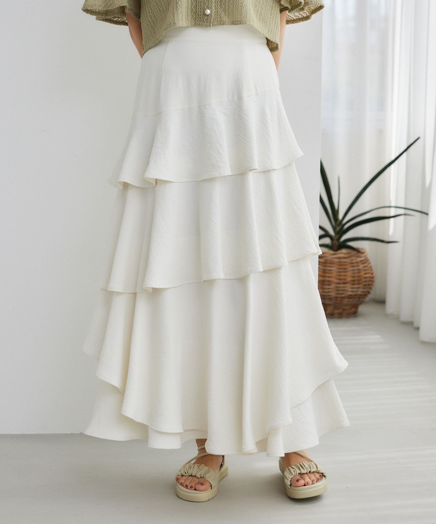 【ミスティ ウーマン/mysty woman】の【SサイズWEB限定】アシメティアードスカート 人気、トレンドファッション・服の通販 founy(ファニー) 　ファッション　Fashion　レディースファッション　Fashion for Women　スカート　Skirts　ティアードスカート　Tiered Skirts　おすすめ　Recommended / Our Picks　アシンメトリー　Asymmetrical Style　シンプル　Simple, Minimal　バランス　Balance, Style Balance　 other-1|ID: prp329100004542096 ipo3291000000033644913