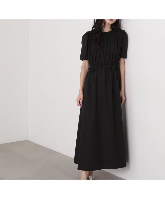 【エヌ ナチュラルビューティーベーシック/N.Natural Beauty basic】のローンタックショルダーワンピース インテリア・キッズ・メンズ・レディースファッション・服の通販 founy(ファニー) https://founy.com/ ファッション Fashion レディースファッション WOMEN ワンピース Dress ギャザー Gather |ID: prp329100004542106 ipo3291000000032092643
