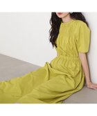 【エヌ ナチュラルビューティーベーシック/N.Natural Beauty basic】のローンタックショルダーワンピース イエロー|ID: prp329100004542106 ipo3291000000032092652