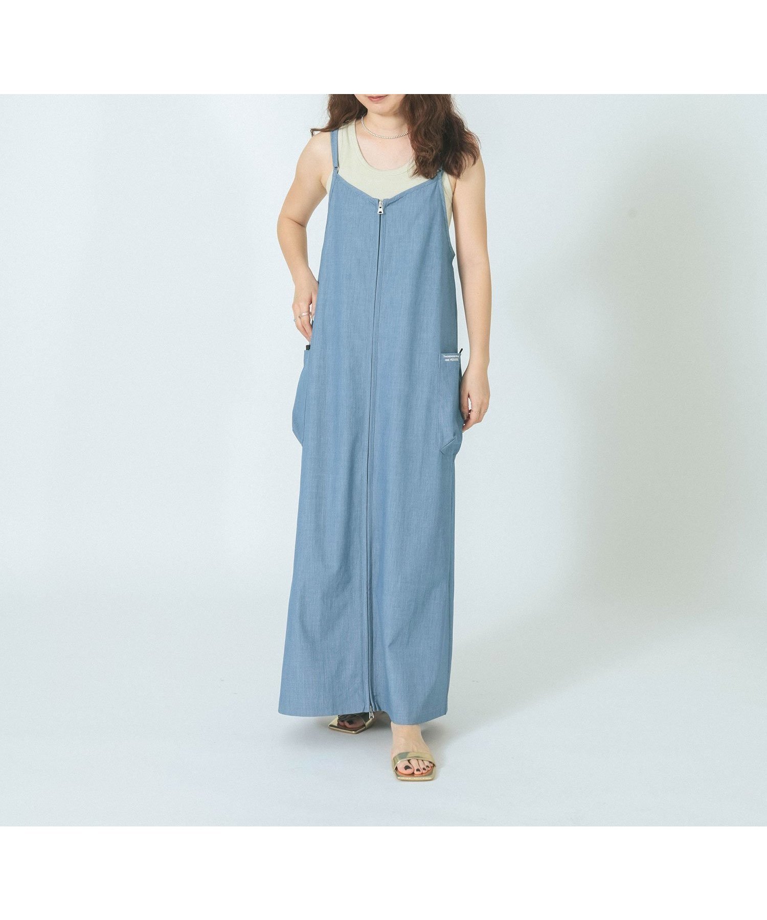 【ローズバッド/ROSE BUD】のTHOUSAND MILExGENE HEAVENS/BACK CROSS NALLOW STRAP DRESS インテリア・キッズ・メンズ・レディースファッション・服の通販 founy(ファニー) 　ファッション　Fashion　レディースファッション　Fashion for Women　ワンピース　Dresses　フォーマル・パーティードレス・結婚式用ドレス　Elegant & Casual Dresses　アウトドア　Outdoor Clothing　カリフォルニア　California, Cali Style　キャミワンピース　Cami Dress, Slip Dress　軽量　Lightweight, Ultra Light　シンプル　Simple, Minimal　スタイリッシュ　Stylish, Fashionable　ストレッチ　Stretch, Stretchy Fabric　センター　Center, Center Line　タンク　Tank Top, Sleeveless Top　人気　Popular, Best Seller　バランス　Balance, Style Balance　フェミニン　Feminine, Girly　フロント　Front, Front Design　ボトム　Bottoms, Lower Wear　ポケット　Pocket, Pocket Detail　ラップ　Wrap, Wrap Design　再入荷　Restock / Back in Stock　おすすめ　Recommended / Our Picks　夏　Summer　BLUE|ID: prp329100004542128 ipo3291000000032749309