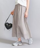 【ビューティ&ユース ユナイテッドアローズ/BEAUTY&YOUTH / UNITED ARROWS】の【WEB限定】ナイロン シアーギャザースカート -ウォッシャブル- LT.GRAY|ID: prp329100004542129 ipo3291000000033898689