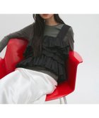 【アダム エ ロペ/ADAM ET ROPE'】のフリルベストセットロンT ブラック(01)|ID: prp329100004542133 ipo3291000000032370223