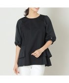 【トゥー ビー シック/TO BE CHIC】のタフタコンビティアード チュニック 人気、トレンドファッション・服の通販 founy(ファニー) ファッション Fashion レディースファッション Ladies' Fashion Online トップス・カットソー Tops/Tshirt コンパクト Compact シルケット Mercerization ジャージ Jersey タフタ Taffeta チュニック Tunic ドッキング Docking ドレープ Drape ビジュー Bijou ファブリック Fabric フリル Frills thumbnail ブラック|ID: prp329100004542141 ipo3291000000032611262