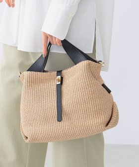 【デミルクス ビームス/Demi-Luxe BEAMS】の【6/11 9 59までポイント10倍】VIOLAd ORO / SANDRO ラフィア 2WAY トートバッグ 25SS 2WAY かごバッグ 人気、トレンドファッション・服の通販 founy(ファニー) ファッション Fashion レディースファッション WOMEN バッグ Bag 2025年 2025 2025春夏・S/S Ss,Spring/Summer,2025 ラフィア Raffia エレガント 上品 Elegant 財布 Wallet |ID:prp329100004542145