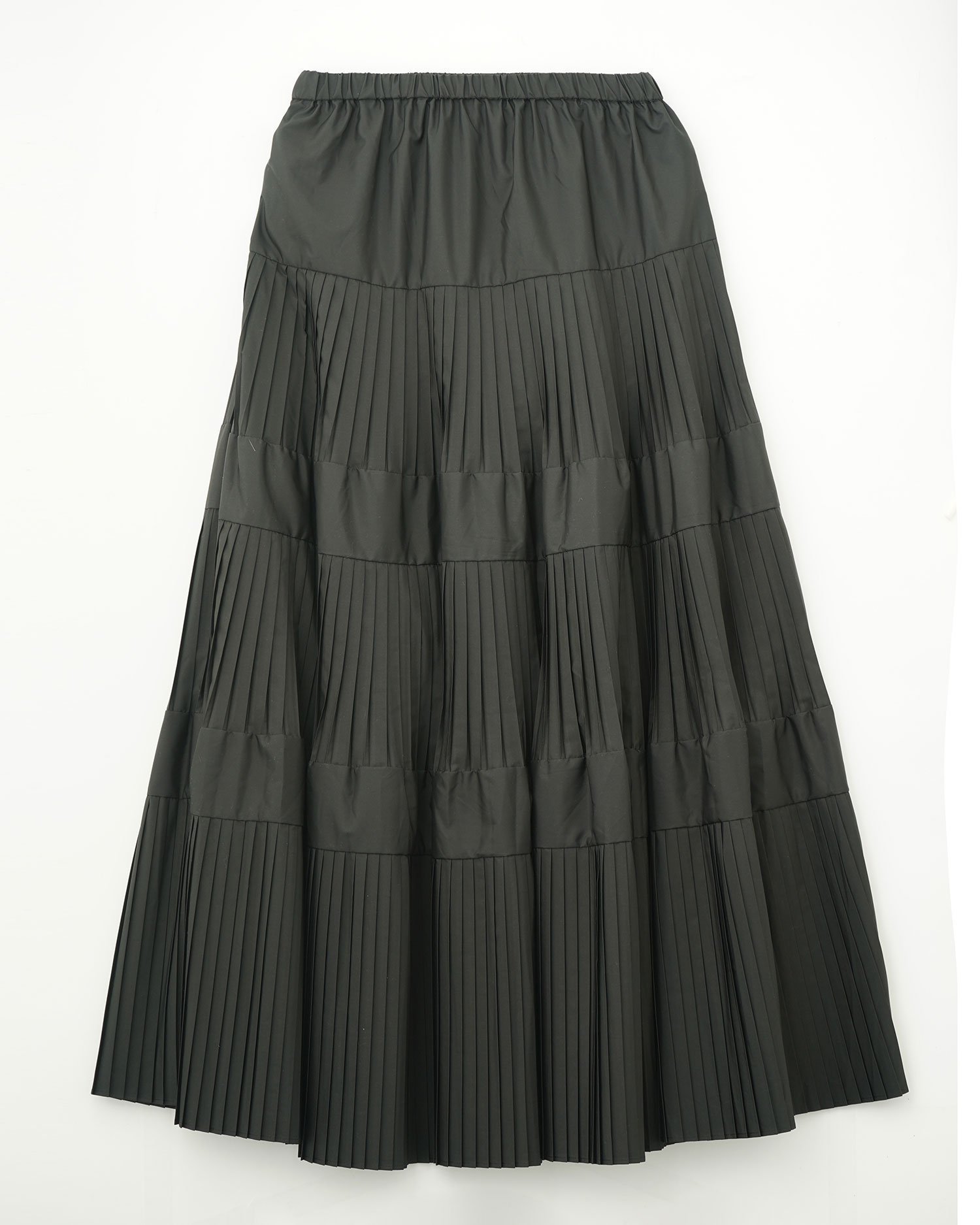 【ローズバッド/ROSE BUD】のプリーツティアードスカート インテリア・キッズ・メンズ・レディースファッション・服の通販 founy(ファニー) 　ファッション　Fashion　レディースファッション　WOMEN　スカート　Skirt　ティアードスカート　Tiered Skirts　オケージョン　Occasion　スニーカー　Sneakers　パープル　Purple　リラックス　Relax　ロング　Long　エレガント 上品　Elegant　人気　Popularity　BLACK|ID: prp329100004542149 ipo3291000000032366180