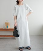 【ディスコート/Discoat】の【WEB限定】カットリブ5分袖ワンピース 人気、トレンドファッション・服の通販 founy(ファニー) ファッション Fashion レディースファッション WOMEN ワンピース Dress シンプル Simple フィット Fit ロング Long 楽ちん Easy thumbnail ライトグレー|ID: prp329100004542150 ipo3291000000032133016