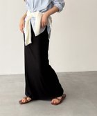 【キャナルジーン/CANAL JEAN】のEl mar レーヨン天竺ロングスカート ブラック|ID: prp329100004542180 ipo3291000000033190815