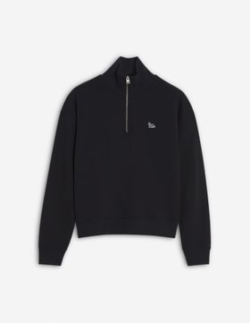 【メゾン キツネ/MAISON KITSUNE】のMaison Kitsune/BABY FOX PATCH HALF ZIP SWEATSHIRT 人気、トレンドファッション・服の通販 founy(ファニー) ファッション Fashion レディースファッション Fashion for Women トップス・カットソー Cut & Sew Tops シャツ・ブラウス・オフィスカジュアル Elegant Blouses & Button-Ups レディースパーカー・カジュアルフーディー Casual Hoodies & Sweatshirts ロングTシャツ・Tシャツ Longline T-Shirts & Tees スウェット・クルーネックトップス Sweatshirts & Crewnecks / Relaxed Fit Sweat Tops スウェット / スエット Sweatshirt, Sweatwear パッチ Patch, Appliqué 夏 Summer S/S・春夏 SS, Spring/Summer, Warm Season 無地 Plain, Solid Color 長袖 Long Sleeve, Full Sleeve |ID:prp329100004542198