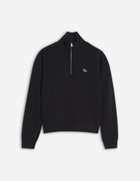 【メゾン キツネ/MAISON KITSUNE】のMaison Kitsune/BABY FOX PATCH HALF ZIP SWEATSHIRT 人気、トレンドファッション・服の通販 founy(ファニー) ファッション Fashion レディースファッション Fashion for Women トップス・カットソー Cut & Sew Tops シャツ・ブラウス・オフィスカジュアル Elegant Blouses & Button-Ups レディースパーカー・カジュアルフーディー Casual Hoodies & Sweatshirts ロングTシャツ・Tシャツ Longline T-Shirts & Tees スウェット・クルーネックトップス Sweatshirts & Crewnecks / Relaxed Fit Sweat Tops スウェット / スエット Sweatshirt, Sweatwear パッチ Patch, Appliqué 夏 Summer S/S・春夏 SS, Spring/Summer, Warm Season 無地 Plain, Solid Color 長袖 Long Sleeve, Full Sleeve thumbnail BLACK|ID: prp329100004542198 ipo3291000000033207421