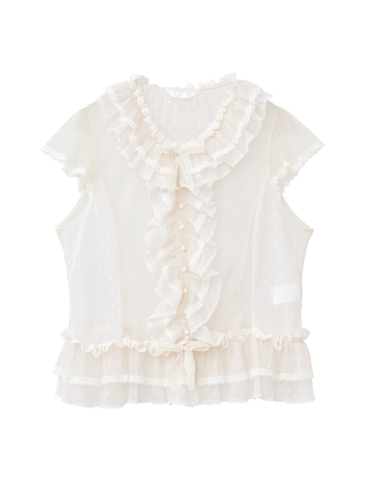【ピンクハウス/PINK HOUSE】のポルカドットチュールベルト インテリア・キッズ・メンズ・レディースファッション・服の通販 founy(ファニー) 　ファッション　Fashion　レディースファッション　WOMEN　ベルト　Belts　スカラップ　Scalloped　チュール　Tulle　ドット　Dot　フェミニン　Feminine　フリル　Frills　ベスト　Vest　レース　Race　エレガント 上品　Elegant　水玉　Polka Dots　アイボリーベージュ|ID: prp329100004542200 ipo3291000000032093859