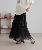 【ローリーズファーム/LOWRYS FARM】のアシメティアードプリーツスカート 人気、トレンドファッション・服の通販 founy(ファニー) ファッション Fashion レディースファッション WOMEN スカート Skirt プリーツスカート Pleated Skirts おすすめ Recommend コンパクト Compact ジャケット Jacket ティアードスカート Tiered Skirt フリル Frills プリーツ Pleats thumbnail ブラック09|ID: prp329100004542203 ipo3291000000032253535