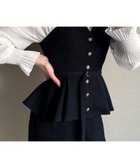 【ジュノア/JUNOAH】のペプラムビスチェ+タイトスカートset ネイビー|ID: prp329100004542207 ipo3291000000032237211