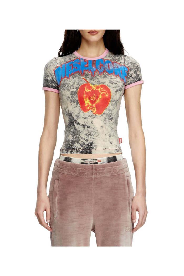 【ディーゼル/DIESEL】のウィメンズ Tシャツ T-UNCUTIES-SHORT-Q1 インテリア・キッズ・メンズ・レディースファッション・服の通販 founy(ファニー) https://founy.com/ ファッション Fashion レディースファッション WOMEN トップス・カットソー Tops/Tshirt シャツ/ブラウス Shirts/Blouses ロング / Tシャツ T-Shirts グラフィック Graphic ジャージー Jersey ストレッチ Stretch スリム Slim フィット Fit ブリーチ Bleach マーブル Marble |ID: prp329100004542210 ipo3291000000032093989