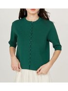 【エミ/emmi】のハーフスリーブニットトップス 人気、トレンドファッション・服の通販 founy(ファニー) ファッション Fashion レディースファッション WOMEN トップス・カットソー Tops/Tshirt ニット Knit Tops ウォッシャブル Washable カーディガン Cardigan クロップド Cropped 夏 Summer thumbnail GRN[024]|ID: prp329100004542239 ipo3291000000032304175
