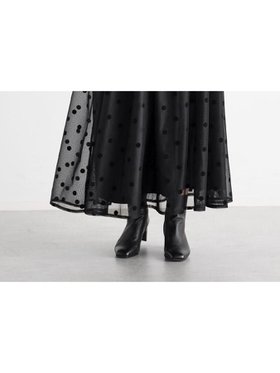 【ヴァン/Vin】のフロッキードットメッシュフレアスカート 人気、トレンドファッション・服の通販 founy(ファニー) ファッション Fashion レディースファッション WOMEN スカート Skirt Aライン/フレアスカート Flared A-Line Skirts ショート Short スウェット Sweat ドッキング Docking メッシュ Mesh エレガント 上品 Elegant |ID:prp329100004542245