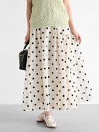 【ヴァン/Vin】のフロッキードットメッシュフレアスカート 人気、トレンドファッション・服の通販 founy(ファニー) ファッション Fashion レディースファッション WOMEN スカート Skirt Aライン/フレアスカート Flared A-Line Skirts ショート Short スウェット Sweat ドッキング Docking メッシュ Mesh エレガント 上品 Elegant thumbnail アイボリー|ID: prp329100004542245 ipo3291000000032142297