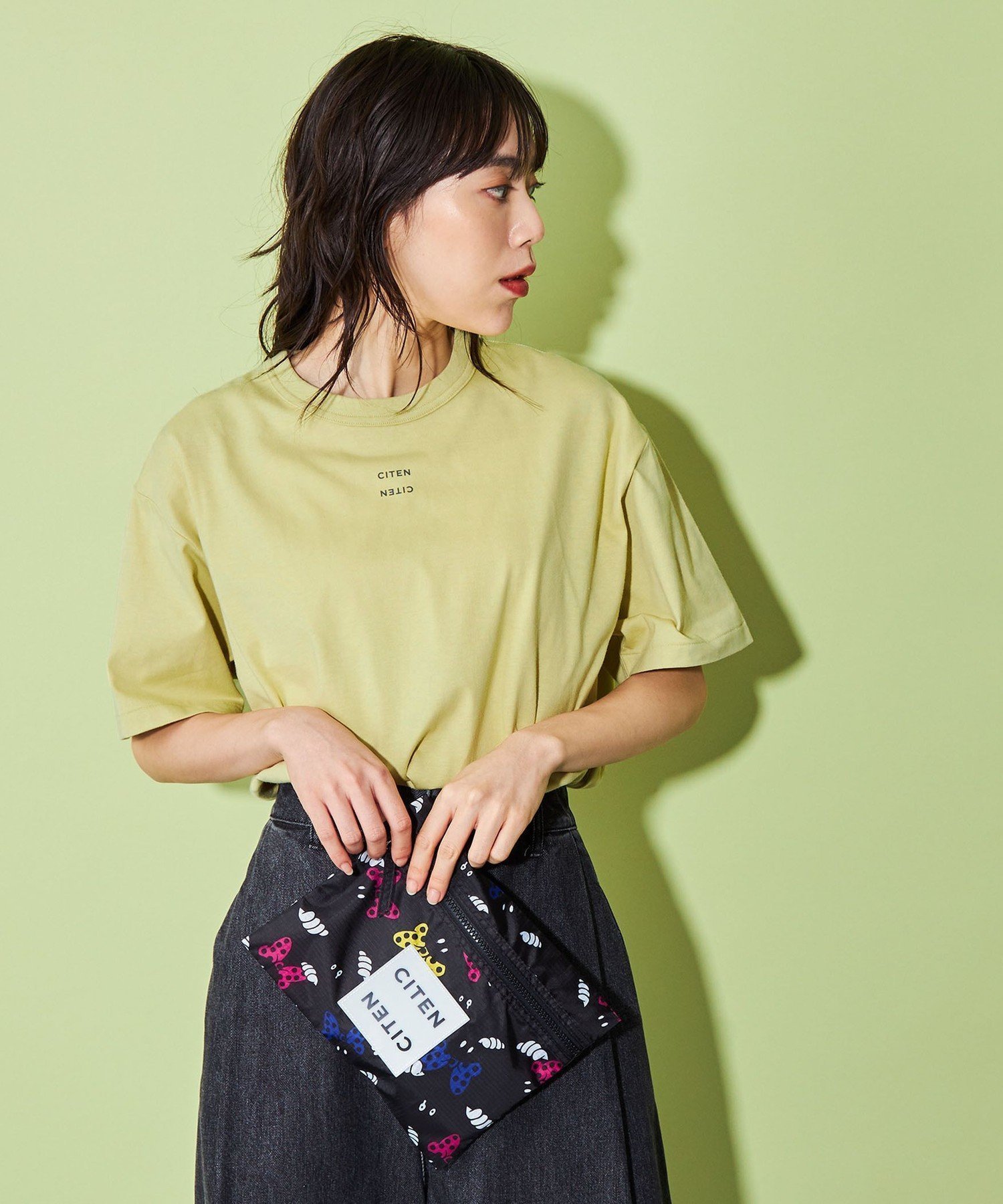 【その他のブランド/Other】のCITEN ボクシー フィット Tシャツ インテリア・キッズ・メンズ・レディースファッション・服の通販 founy(ファニー) 　ファッション　Fashion　レディースファッション　Fashion for Women　トップス・カットソー　Cut & Sew Tops　シャツ・ブラウス・オフィスカジュアル　Elegant Blouses & Button-Ups　ロングTシャツ・Tシャツ　Longline T-Shirts & Tees　インナー　Innerwear　カットソー　Cut and Sewn Top　コンパクト　Compact, Small Size　シンプル　Simple, Minimal　バランス　Balance, Style Balance　ビスチェ　Bustier, Corset Top　フィット　Fit, Slim Fit　ベスト　Vest, Waistcoat　ベーシック　Basic, Essential　ボックス　Boxy, Box Shape　ルーズ　Loose, Oversized　A/W・秋冬　Autumn/Winter　夏　Summer　YELLOW|ID: prp329100004542280 ipo3291000000032678303