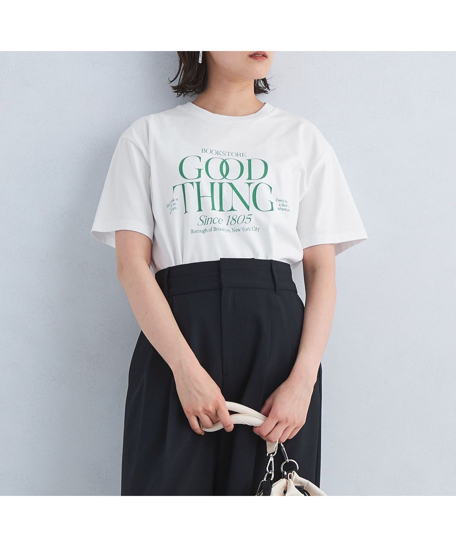 【その他のブランド/Other】のブックストア ロゴ Tシャツ インテリア・キッズ・メンズ・レディースファッション・服の通販 founy(ファニー) 　ファッション　Fashion　レディースファッション　WOMEN　トップス・カットソー　Tops/Tshirt　シャツ/ブラウス　Shirts/Blouses　ロング / Tシャツ　T-Shirts　おすすめ　Recommend　インナー　Inner　コンパクト　Compact　サロペット　Overalls　ボトム　Bottom　ルーズ　Loose　夏　Summer　春　Spring　その他1|ID: prp329100004542289 ipo3291000000032228459