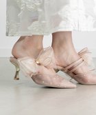 【ランダ/RANDA】の【HEART COLLECTION】シフォンリボンハートミュールパンプス 人気、トレンドファッション・服の通販 founy(ファニー) ファッション Fashion レディースファッション WOMEN クッション Cushion シアー Sheer シフォン Chiffon チャーム Charm ラップ Wrap リボン Ribbon エレガント 上品 Elegant thumbnail PINK|ID: prp329100004542304 ipo3291000000032253628