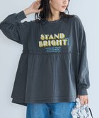 【コーエン/COEN】の布帛ドッキングロゴプリントロンT 人気、トレンドファッション・服の通販 founy(ファニー) ファッション Fashion レディースファッション Fashion for Women トップス・カットソー Cut & Sew Tops ロングTシャツ・Tシャツ Longline T-Shirts & Tees カットソー Cut and Sewn Top カーディガン Cardigan, Knitwear トレンド Trend, Trending Now ワイド Wide, Wide Fit おすすめ Recommended / Our Picks thumbnail DK.GRAY|ID: prp329100004542317 ipo3291000000033950241