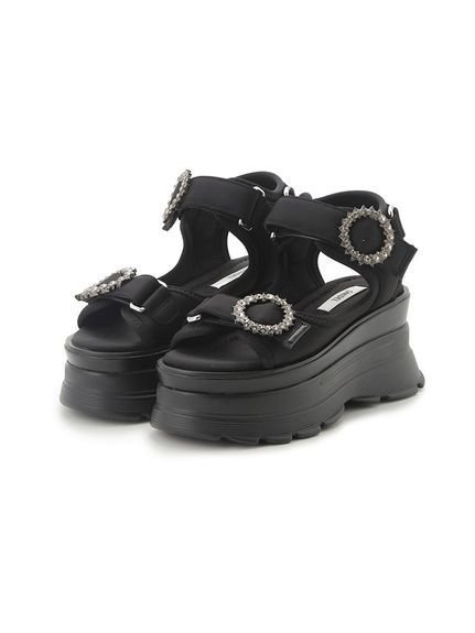 【スナイデル/SNIDEL】のビジュースニーカーソールサンダル 人気、トレンドファッション・服の通販 founy(ファニー) 　ファッション　Fashion　レディースファッション　Fashion for Women　アンクル　Ankle-Length Design　クッション　Cushion, Throw Pillow　トレンド　Trend, Trending Now　ビジュー　Bijou, Jewel-like Accent　フィット　Fit, Slim Fit　厚底　Platform Shoes　 other-1|ID: prp329100004542321 ipo3291000000033094563