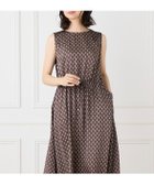 【イッツインターナショナル/I.T.'S. international】のノースリーブギャザーワンピース ブラウン|ID: prp329100004542326 ipo3291000000032095155