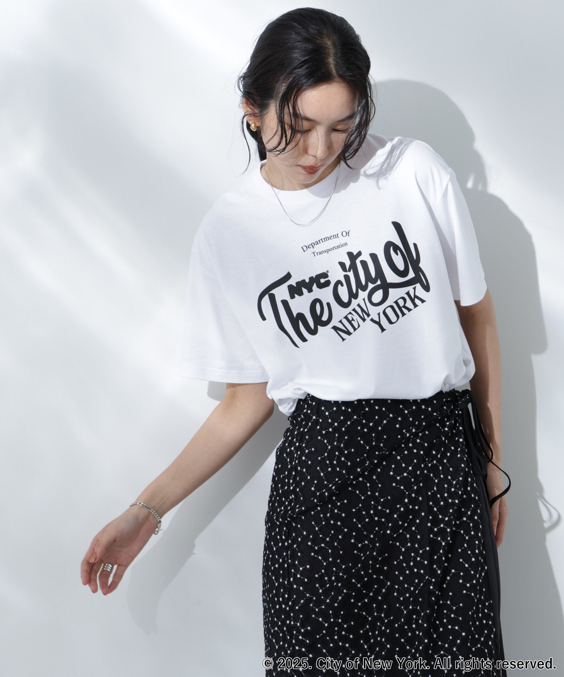 【ナノ ユニバース/nano universe】のGOOD ROCK SPEED×Anti Soaked 汗染み防止 NYC Tシャツ インテリア・キッズ・メンズ・レディースファッション・服の通販 founy(ファニー) 　ファッション　Fashion　レディースファッション　Fashion for Women　トップス・カットソー　Cut & Sew Tops　シャツ・ブラウス・オフィスカジュアル　Elegant Blouses & Button-Ups　ロングTシャツ・Tシャツ　Longline T-Shirts & Tees　ヴィンテージ　Vintage Style　キャラクター　Character, Licensed Characters　グラフィック　Graphic, Graphic Design　吸水　Absorbent, Quick-Dry　定番　Standard, Basic Item　ニューヨーク　New York, NYC Style　人気　Popular, Best Seller　パターン　Pattern, Design Print　プリント　Print, Printed Pattern　別注　Limited Edition, Custom Order　2025年　2025　2025春夏・S/S　Spring/Summer 2025 SS25　パターン32|ID: prp329100004542362 ipo3291000000033151249
