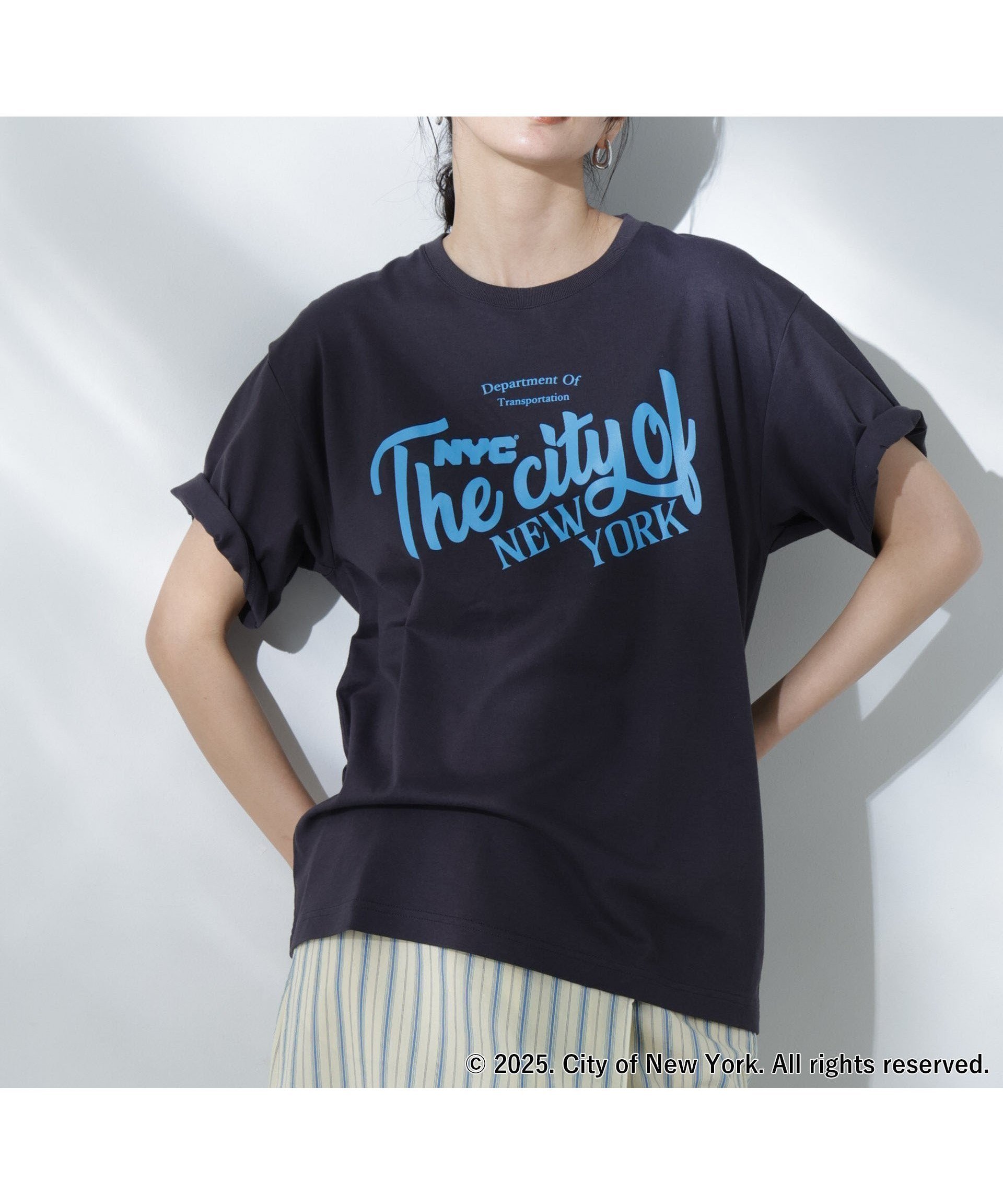 【ナノ ユニバース/nano universe】のGOOD ROCK SPEED×Anti Soaked 汗染み防止 NYC Tシャツ インテリア・キッズ・メンズ・レディースファッション・服の通販 founy(ファニー) 　ファッション　Fashion　レディースファッション　Fashion for Women　トップス・カットソー　Cut & Sew Tops　シャツ・ブラウス・オフィスカジュアル　Elegant Blouses & Button-Ups　ロングTシャツ・Tシャツ　Longline T-Shirts & Tees　ヴィンテージ　Vintage Style　キャラクター　Character, Licensed Characters　グラフィック　Graphic, Graphic Design　吸水　Absorbent, Quick-Dry　定番　Standard, Basic Item　ニューヨーク　New York, NYC Style　人気　Popular, Best Seller　パターン　Pattern, Design Print　プリント　Print, Printed Pattern　別注　Limited Edition, Custom Order　2025年　2025　2025春夏・S/S　Spring/Summer 2025 SS25　パターン43|ID: prp329100004542362 ipo3291000000033151253